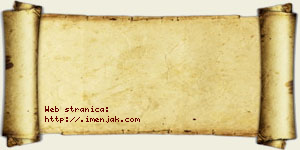 Isidor Jevčić vizit kartica